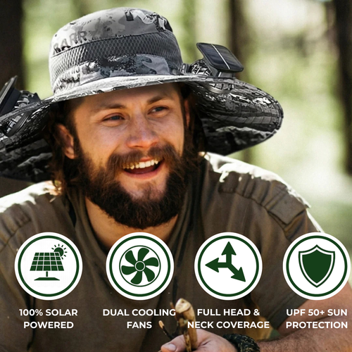 Solar Fan Hat